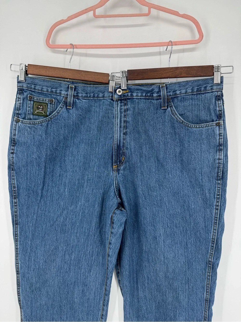 Cinch Men's Straight Blue Denim Jeans Size 44X32 Country Western 100% Cotton